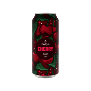POLLY'S CHERRY SOUR 4.5% 440ML CAN VEGAN FRIENDLY